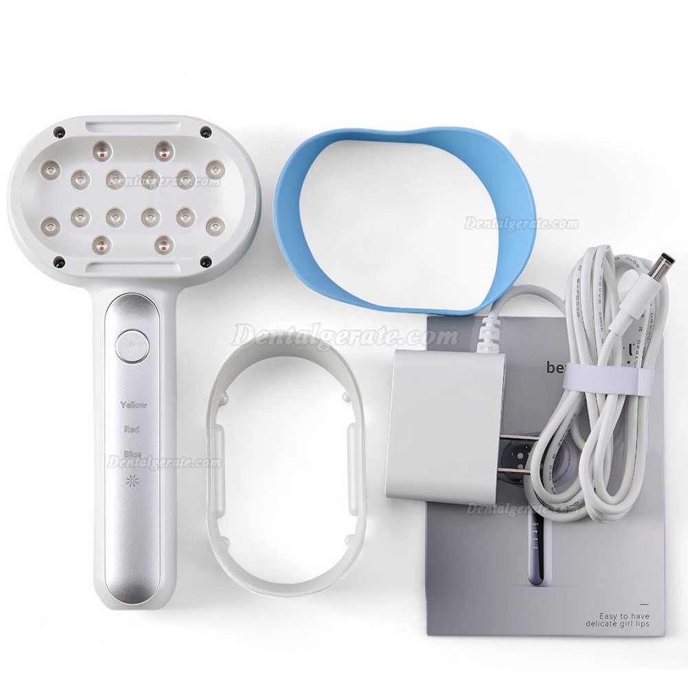 Dental bleaching zahnbleaching ger&auml;t (blaues + gelbes + violettes + rotes Licht)
